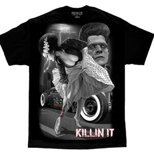 DGA David Gonzales Fresh Cut Frankenstein Bride of Frankenstein Tshirt